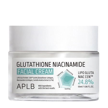 APLB - Glutathione Niacinamide Facial Cream - Rozjasňujúci krém na tvár - 55 ml