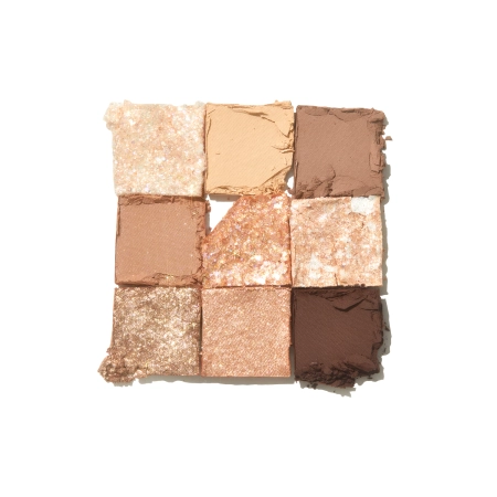 Unleashia - Glitterpedia Eye Palette - Paleta vegánskych očných tieňov - 2 All of Brown - 6,6g