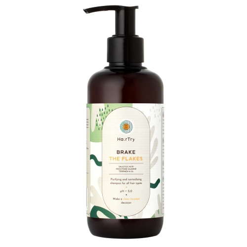 HairTry - Brake the flakes - Normalizačný šampón s kyselinou salicylovou - 250ml