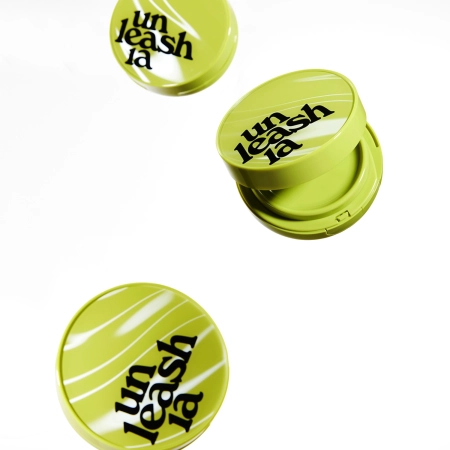 Unleashia - Healthy Green Cushion - SPF30/PA++ - 21 Eburnean - Saténový make-up v hubke - náhradné balenie - 15 g