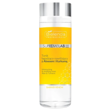 Bielenda Professional - Supremelab - Barrier Renew - Moisturizing & Soothing Toner Aloe & Turmeric - Upokojujúce a hydratačné tonikum s aloe vera a kurkumou - 200 ml
