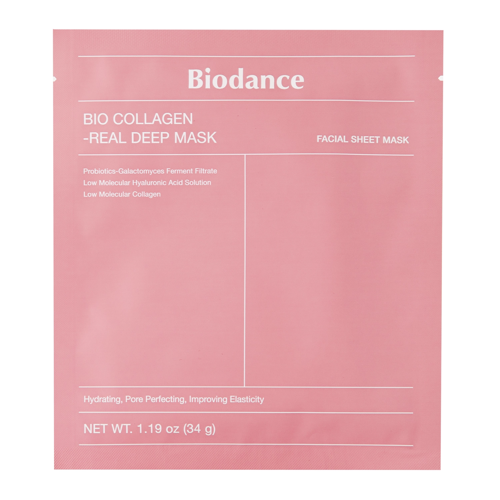 Biodance - Bio-Collagen Real Deep Mask - Spevňujúca plátienková maska s kolagénom - 1 ks / 34 g