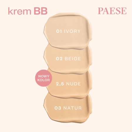 Paese - BB krém s kyselinou hyalurónovou - 2,5 Nude - 30ml