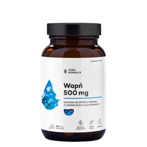 Aura Herbals - Aquamin - Vápnik 500 mg - Kapsuly - 60 ks