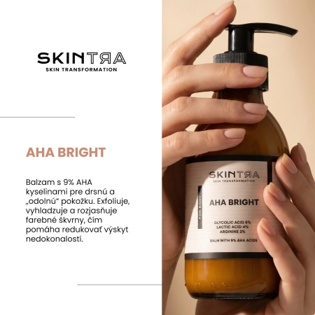 SkinTra - AHA Bright - Balzam s AHA kyselinami 9% - 200ml