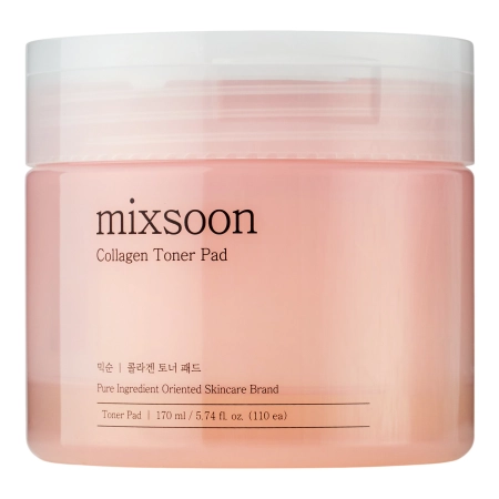 Mixsoon - Collagen Toner Pad - Spevňujúce tampóny na tvár s kolagénom - 170ml / 110ks