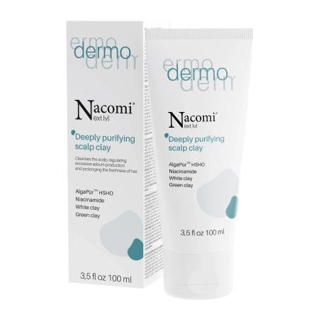 Nacomi - Dermo - Ílový peeling pre mastnú pokožku hlavy - 100ml