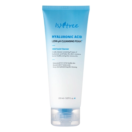 Isntree - Hyaluronic Acid Low-pH Cleansing Foam - Čistiaca pena s kyselinou hyalurónovou s nízkym pH - 150 ml