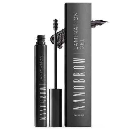 Nanolash - Nanobrow Lamination Gel - Gél na obočie - Black - 7ml