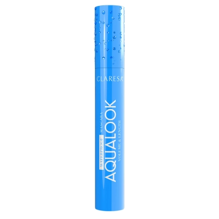 Claresa - Aqualook Waterproof Volume&Length Mascara - Black - Vodeodolná, zahusťujúca a predlžujúca maskara - Čierna - 8g