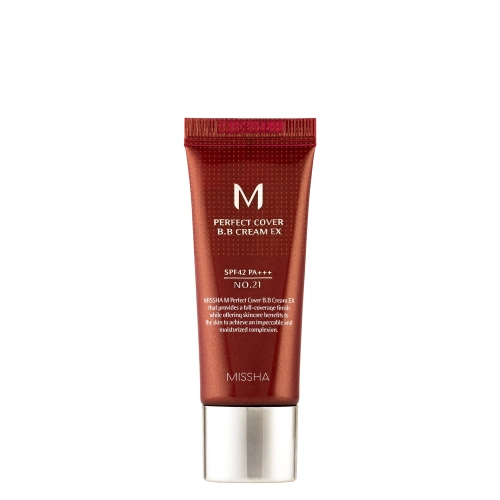 Missha - M Perfect Cover BB Cream SPF42/PA+++ - No.21 Light Beige - Krycí BB krém s UV filtrom - 20ml