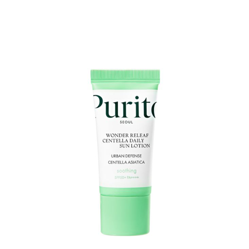 Purito Seoul - Wonder Releaf Centella Daily Sun Lotion SPF 50+ PA++++ - Ultraľahký opaľovací pleťový krém - 15 ml