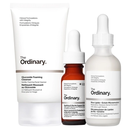 The Ordinary - The Sensitive Skin Set - Sada pre citlivú pokožku - Čistiaca pena 50ml + Sérum 15ml + Mikroemulzia 60ml