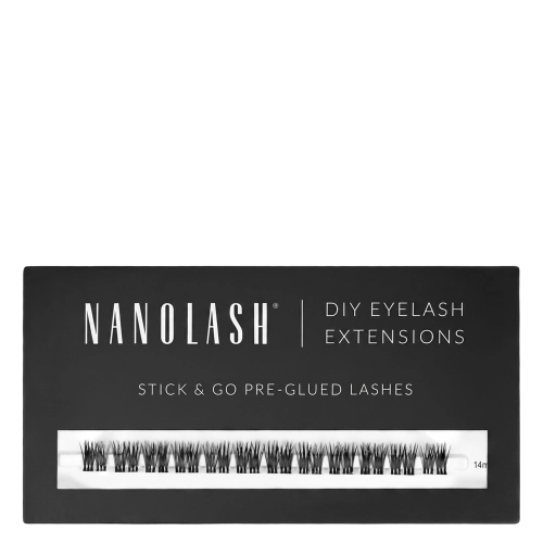 Nanolash - Stick & Go Pre-Glued Lashes - Trsy rias s lepidlom - Heartbreaker - 1 bal.