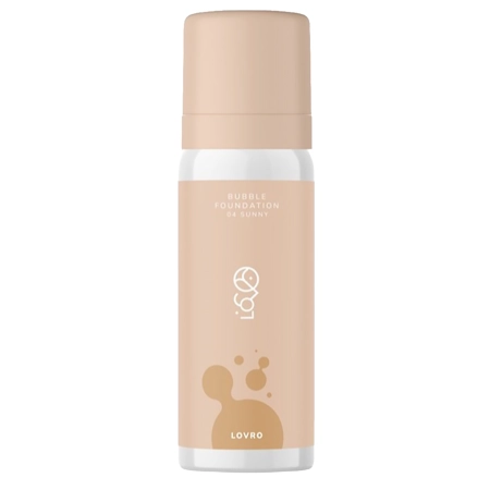 LOVRO - Bubble Foundation - Make-up s ľahkým rozjasňujúcim zložením - 04 Sunny - 50ml