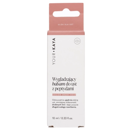 Your Kaya - Vyhladzujúci balzam na pery s peptidmi - Smoky Rose - 10ml