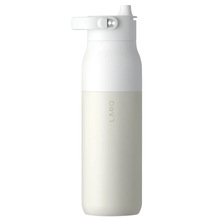LARQ - Bottle PureVis 2 - Inteligentná, samočistiaca filtračná fľaša, UV-C svetlo - Granite White - 1L