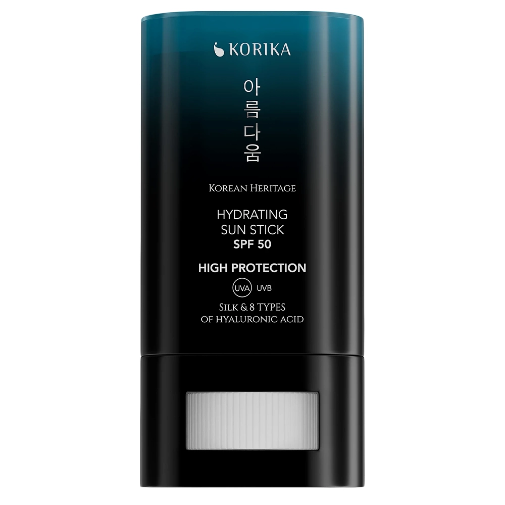 KORIKA - Korean Heritage Silk & 8 Types of Hyaluronic Acid Hydrating Sun Stick SPF 50 - Hydratačná opaľovacia tyčinka na tvár - 20g