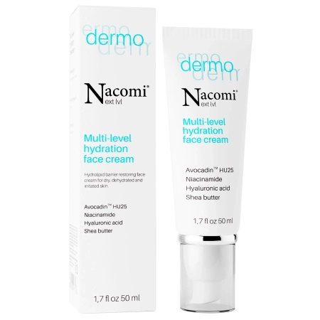Nacomi - Dermo - Multi-level Hydration Face Cream - Viacúrovňový, intenzívne hydratačný krém - 50 ml