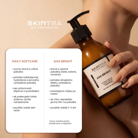 SkinTra - AHA Bright - Balzam s AHA kyselinami 9% - 200ml