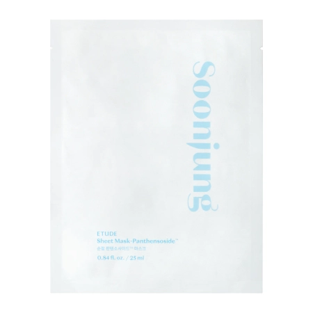 Etude House - Soon Jung Panthensoside Sheet Mask - Upokojujúca textilná maska s pupočníkom ázijským - 25 ml