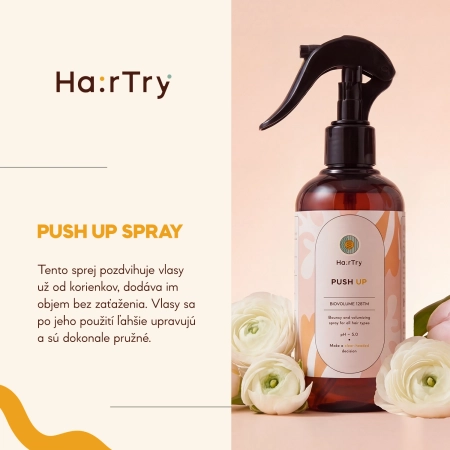 HairTry - Push Up - Sprej pre pružnosť a objem vlasov - 250 ml