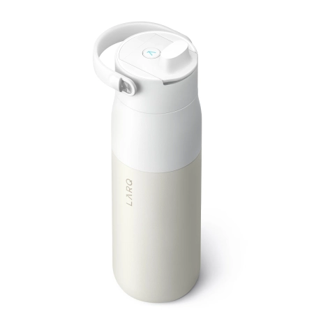 LARQ - Bottle PureVis 2 - Inteligentná, samočistiaca filtračná fľaša s UV-C svetlom - Granite White - 680ml