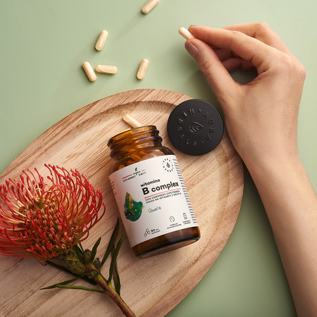 Aura Herbals - Vitamín B komplex - Kapsule - 90 ks