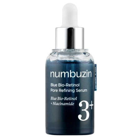 Numbuzin - No.3 Blue Bio-Retinol Pore Refining Serum - Sérum sťahujúce póry s bioretinolom - 30ml
