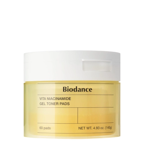 Biodance - Vita Niacinamide Gel Toner Pads - Rozjasňujúce tampóny na tvár - 60ks / 140g