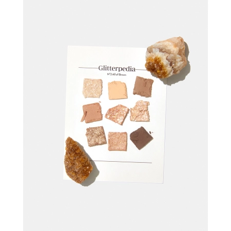 Unleashia - Glitterpedia Eye Palette - Paleta vegánskych očných tieňov - 2 All of Brown - 6,6g