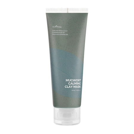 Isntree - Real Mugwort Calming Clay Mask - Ílová maska s palinou - 100ml
