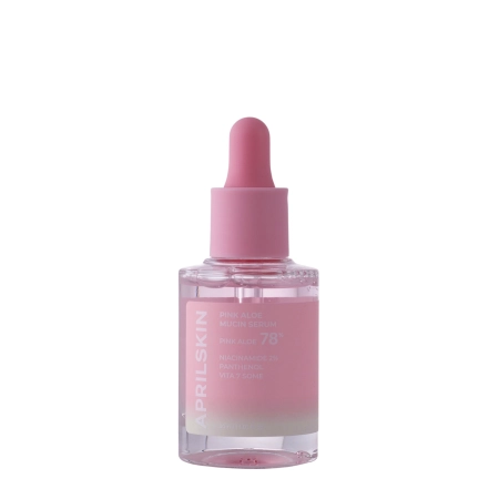 Aprilskin - Pink Aloe Mucin Serum - Upokojujúce sérum na tvár s aloe vera - 30ml