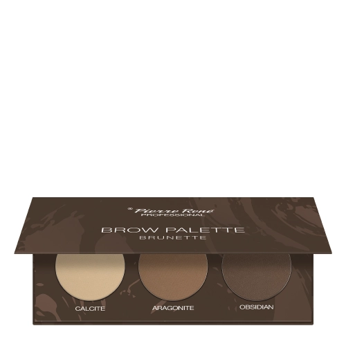Pierre Rene - Brow Palette - 03 Brunette - Paleta tieňov na obočie - 3,9 g
