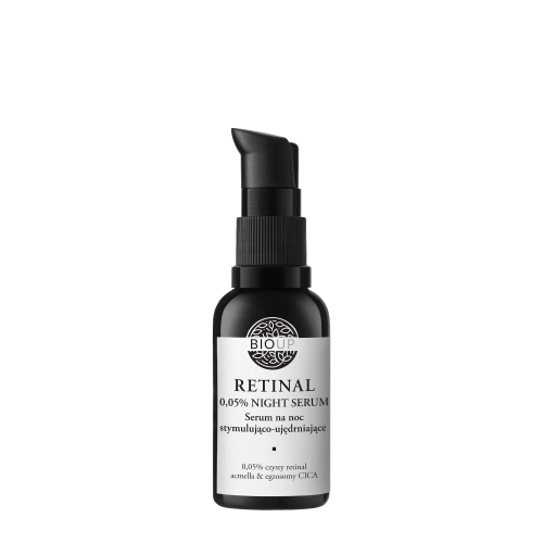 Bioup - RETINAL - Stimulačno-spevňujúce sérum s 0,05% retinalom, acmellou a CICA exozómami - 30ml