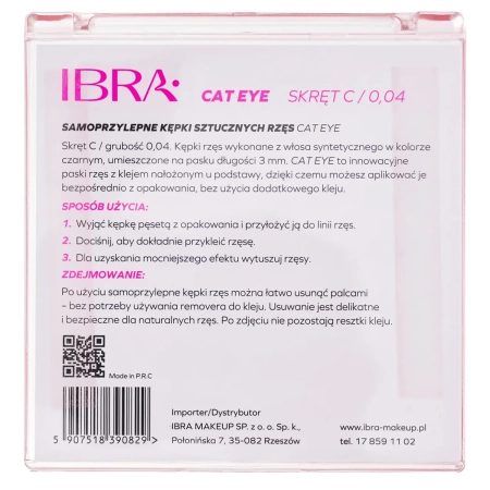 Ibra Ibra Makeup - Samolepiace trsy rias - Cat Eye - 3mm