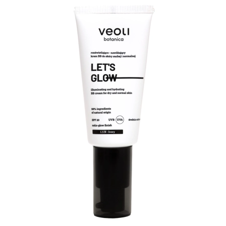 Veoli Botanica - Let's Glow - Rozjasňujúco - hydratačný ľahký BB krém - 1.5N Ivory - 30ml