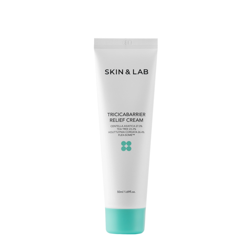 Skin&Lab - Tricicabarrier Relief Cream - Upokojujúci pleťový krém s pupočníkom ázijským - 50 ml