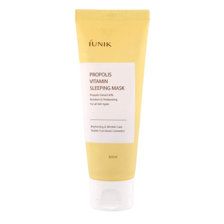 iUNIK Propolis Vitamin Sleeping Mask - Nočná hydratačná maska ​​s propolisom - 60ml