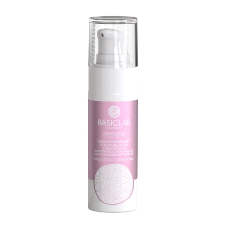 BasicLab - Esteticus - Elasticita a obnova - Regeneračné sérum pre obnovu pleti s ceramidmi 1% a peptidmi 5% - 30ml