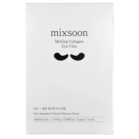 Mixsoon - Melting Collagen Eye Film - Rozpustné kolagénové náplasti pod oči - 5 párov / 10ks