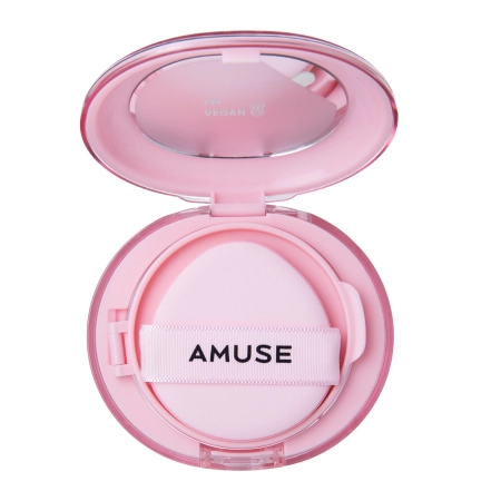 Amuse - Dew Power Vegan Cushion - 02 Healthy - Rozjasňujúci make-up v hubke - 15 g
