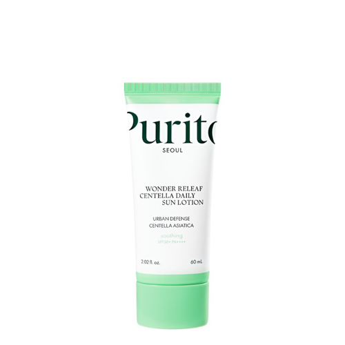 Purito Seoul - Wonder Releaf Centella Daily Sun Lotion SPF 50+ PA++++ - Ultraľahký opaľovací pleťový krém - 60 ml