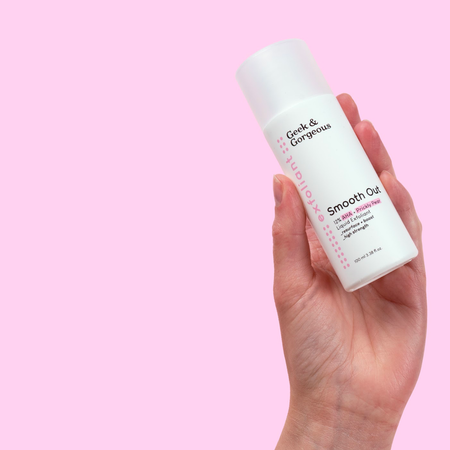 Geek & Gorgeous - Smooth Out - Silný exfoliant s 12% kyselinou glykolovou a mliečnou - 100ml