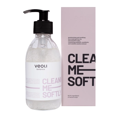 Veoli Botanica - Cleaning Me Softly - Hydratačný a upokojujúci čistiaci gél na tvár - 190 ml