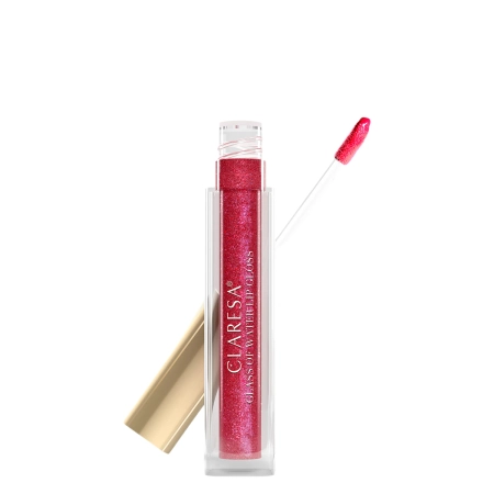 Claresa - Glass Of Water Lip Gloss - Lesk na pery s efektom glazúry - Berry Splash - 05 - 2 g