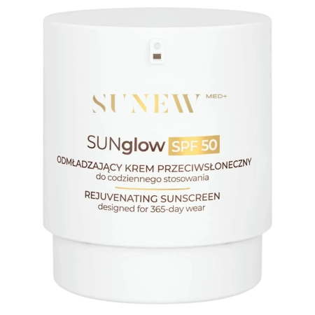 SunewMed+ - SUNglow SPF50 - Omladzujúci opaľovací krém na tvár - 50ml