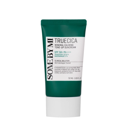 Some By Mi - Truecica Mineral Calming Tone-Up Suncream SPF50+/PA++++ - Ochranný SPF krém so zmiešanými filtrami - 50ml