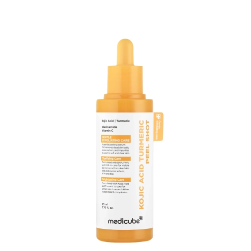 Medicube - Kojic Acid Turmeric Peel Shot - Rozjasňujúce sérum na tvár - 80ml