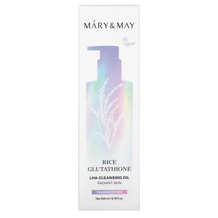 Mary&May - Rice Glutathione LHA Cleansing Oil - Čistiaci olej na pleť - 200ml